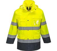 Portwest Hi-Vis Lite 3 in 1 Jacket, Size: L, Colour: Yellow/Navy, S162YNRL
