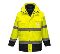 Portwest Hi-Vis Lite 3in1 Jacket Yellow/Navy Size: 2XL Colour: Yellow/ 2XL