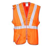 Portwest Hi-Vis Long Vest RIS, Size: XXL, Colour: Orange, RT20ORRXXL