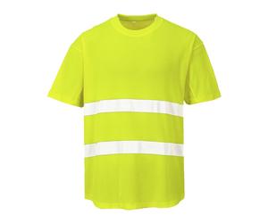 Portwest Hi-Vis Mesh T-Shirt Yellow Size: 3XL Colour: Yellow, Size: 3X 3XL