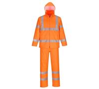 Portwest Hi-Vis Packaway Rain Suit