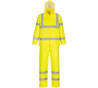 Portwest Hi Vis Packaway Rainsuit Yellow S 31"