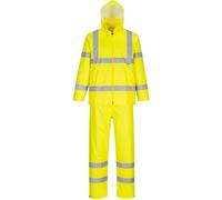 Portwest Hi Vis Packaway Rainsuit Yellow 3XL 31"