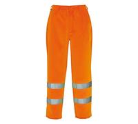 Portwest Hi-Vis Poly-cotton Trouser, Size: XL, Colour: Orange, E041ORRXL