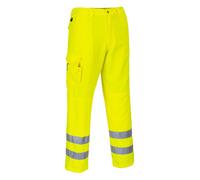 Portwest hi-vis polycotton cargo multi-pocket work combat trouser size XXL #E046