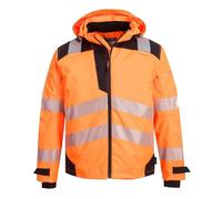 Portwest PW360 Men's Premium Hi Vis Reflective Waterproof Safety Jacket Yellow/Black, Large