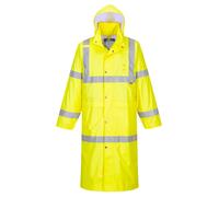 Portwest Hi-Vis Rain Coat 122cm Waterproof Reflective H445