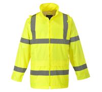 Portwest Hi Vis Rain Jacket Yellow XL
