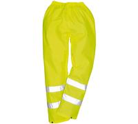 Portwest Hi Vis Rain Trousers Yellow XS