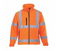 Portwest Hi-Vis Softshell 3 Layer 2 in 1 Jacket/Bodywarmer - S428