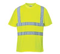 Portwest Hi-Vis T-Shirt, S478YER4XL, Colour: Yellow, Size: 4 XL
