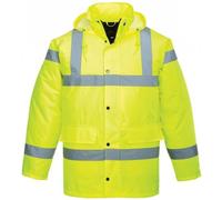Oxford Weave 300D Class 3 Hi Vis Traffic Jacket Yellow M