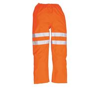 Portwest Hi-Vis Traffic Trouser, RIS, Size: S, Colour: Orange, RT31ORRS