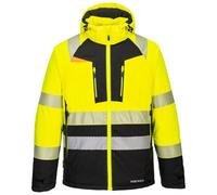 PORTWEST Hi Vis Winter Jacket - DX4 Class 2 Waterproof Padded Fleece Lined DX430