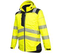 PORTWEST Hi Vis Winter Rain Jacket Waterproof Reflective Safety Work Wear Safety