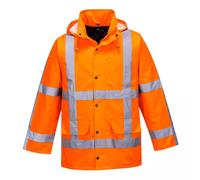 PORTWEST Hi Vis Winter Traffic Jacket Waterproof Detachable lining RWS Coat R460