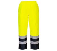 PORTWEST Hi-Vis Winter Trousers Waterproof Fully Lined Padded Over Trousers S598