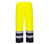 PORTWEST Hi-Vis Winter Trousers Waterproof Fully Lined Padded Over Trousers S598