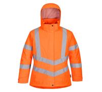 Portwest Hi-Vis Women's Winter Jacket Waterproof Reflective LW74