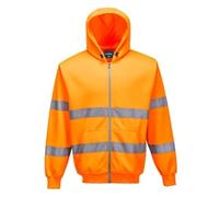Portwest Hi-Vis Zip Front Hoodie