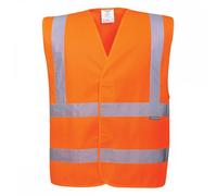 Hi-Vis Two Band & Brace Vest (Orange) 6X7X