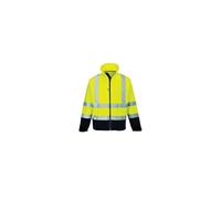 Portwest Hi Visibility Contrast Softshell Yellow/Navy Size: 3XL Colour 3XL