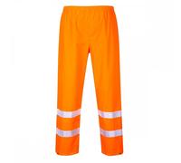 Oxford Weave 300D Class 1 Hi Vis Trousers Orange S 32"