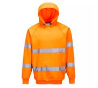 PORTWEST High Visibility Jumper Hoodie Safety Work Wear Hooded Hoody B304/B305