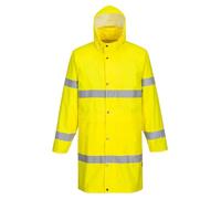 Portwest High Visibility Waterproof Trench Coat 100cm Fluorescent Colours H442