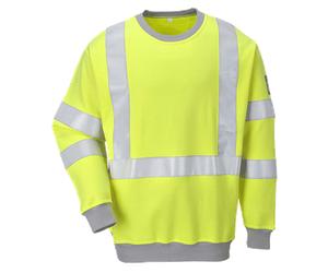 Portwest Inherent Flame Retardent Hi Viz Sweatshirt - FR72