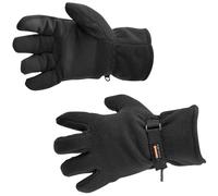 Portwest Fleece Glove Thinsulate Lined Black Colour: Black One Size