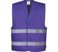 Portwest Iona 2 Band Reflective Safety Vest Purple S / M