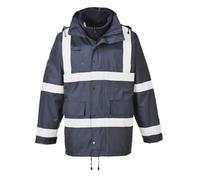 Portwest Iona 3in1 Traffic Jacket Navy Size: S Colour: Navy, Size: S S