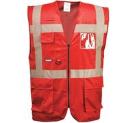 Portwest Iona Executive Hi Vis Vest Red M