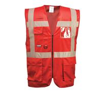 Portwest Iona Executive Hi Vis Vest Red 2XL