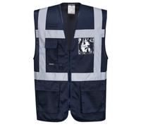 Portwest Iona Executive Hi Vis Vest Navy 3XL