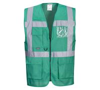 Portwest Iona Executive Hi Vis Vest Bottle Green 3XL