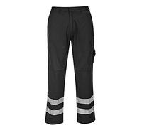 Portwest Iona Safety Combat Trouser, Size: L, Colour: Black, S917BKRL