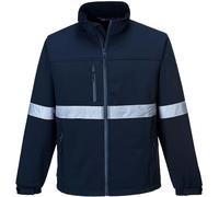 Portwest IONA TK54 Softshell Navy Fleece Workwear Outdoor Jacket Size Large New