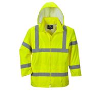 Lightweight Foul Weather Hi Vis Class 3 Budget Rain Jacket Portwest H440