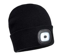 Portwest Junior Beanie LED Head Light, Color:Black, Size:KidsAge 7-12, B027BKR