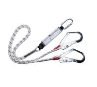 Portwest Kernmantle Shock Absorber Double Lanyard
