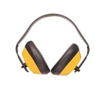 PORTWEST PW40 CLASSIC EAR DEFENDERS RED AND YELLOW EAR PROTECTION HEADSET