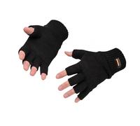 Portwest Knit Glove Fingerless Black Colour: Black One Size