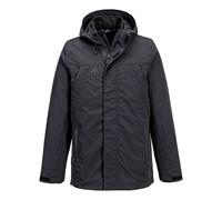 Portwest KX3 3in1 Rain Jacket Waterproof Breathable Hood Warm Fleece Inner Coat