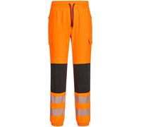 Portwest KX3 Flexi Class 2 Hi Vis Joggers Orange / Black M 31"