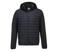Portwest KX3 Hybrid Baffle Jacket Lightweight Thermal Insulated Hooded Work Coat
