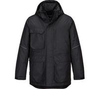 Portwest KX3 Mens Parka Jacket Black L