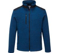Portwest KX3 Performance Full Zip Knitted Fleece Modern Work Jacket Persian Blue
