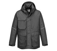 Portwest Parka Jacket KX3 KX36 Mens Black Size S